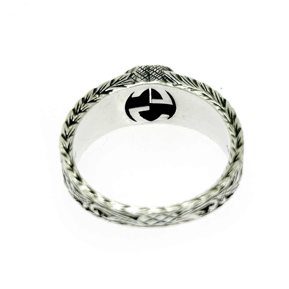 中古】GUCCI グッチ シルバー インターロッキングG アラベスク リング