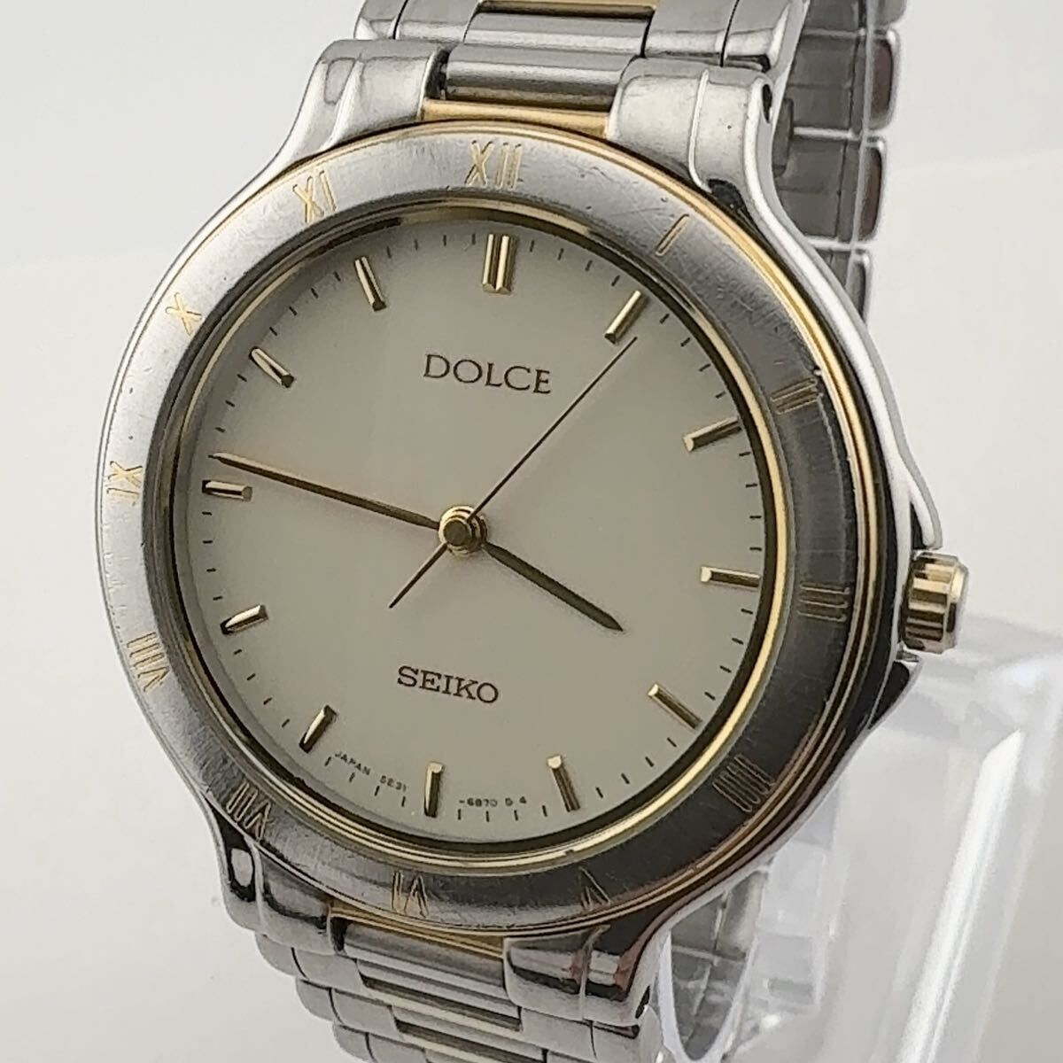 SEIKO 5E31-6B80 セイコー DOLCE ドルチェ クォーツ 腕時計 稼働品 