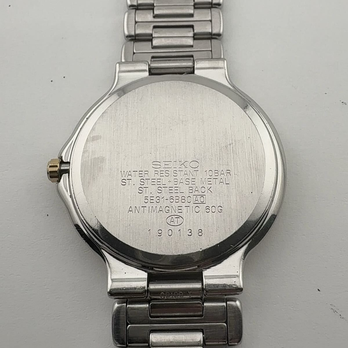SEIKO 5E31-6B80 セイコー DOLCE ドルチェ クォーツ 腕時計 稼働品 