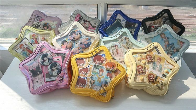痛バッグ 痛バ 推しバッグ 推し活 星形 イベント クリアバッグ 痛ショルダー レディース 鞄 バッグ ショルダーバッグ おしゃれ カジュアル