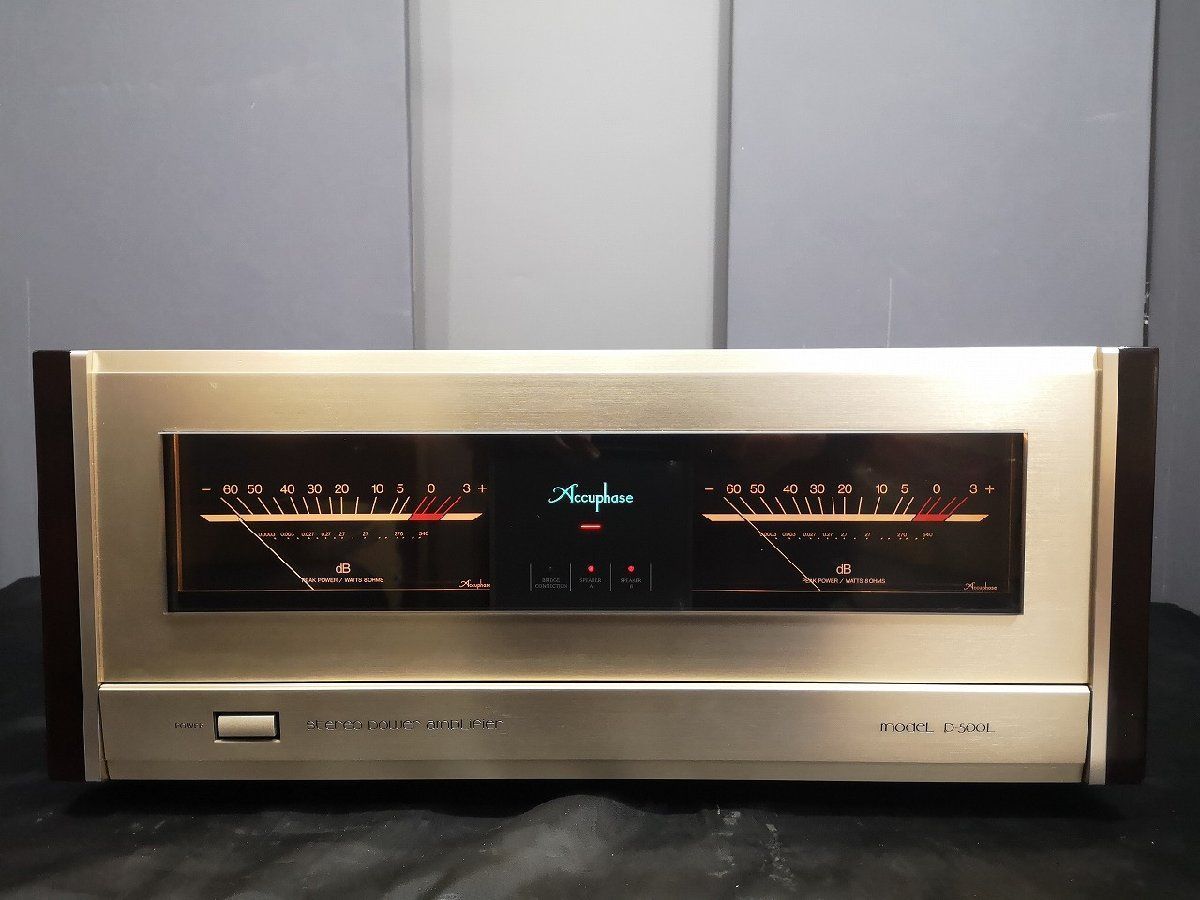 ◇Accuphase P-500L/p500l ステレオパワーアンプ・アキュフェーズ
