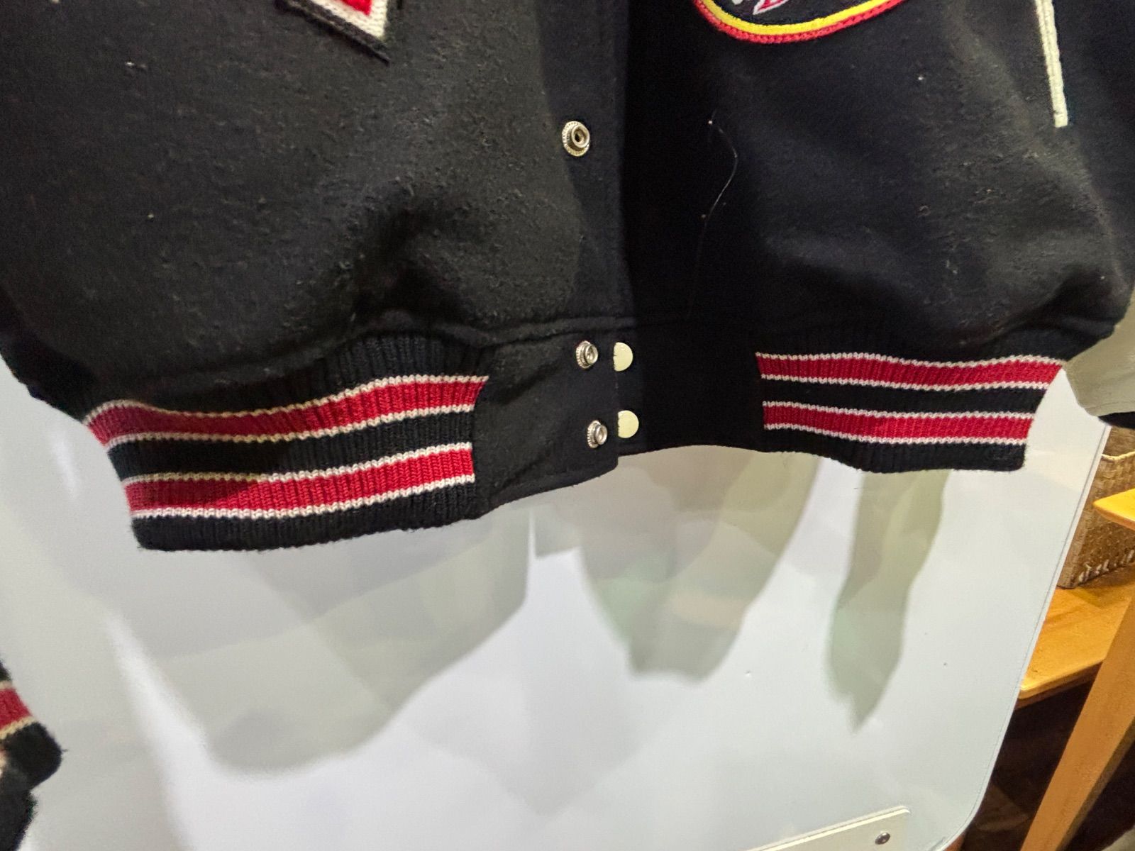 質Banana】00s アサヒ スーパードライ/SUPER DRY 牛革スタジャン