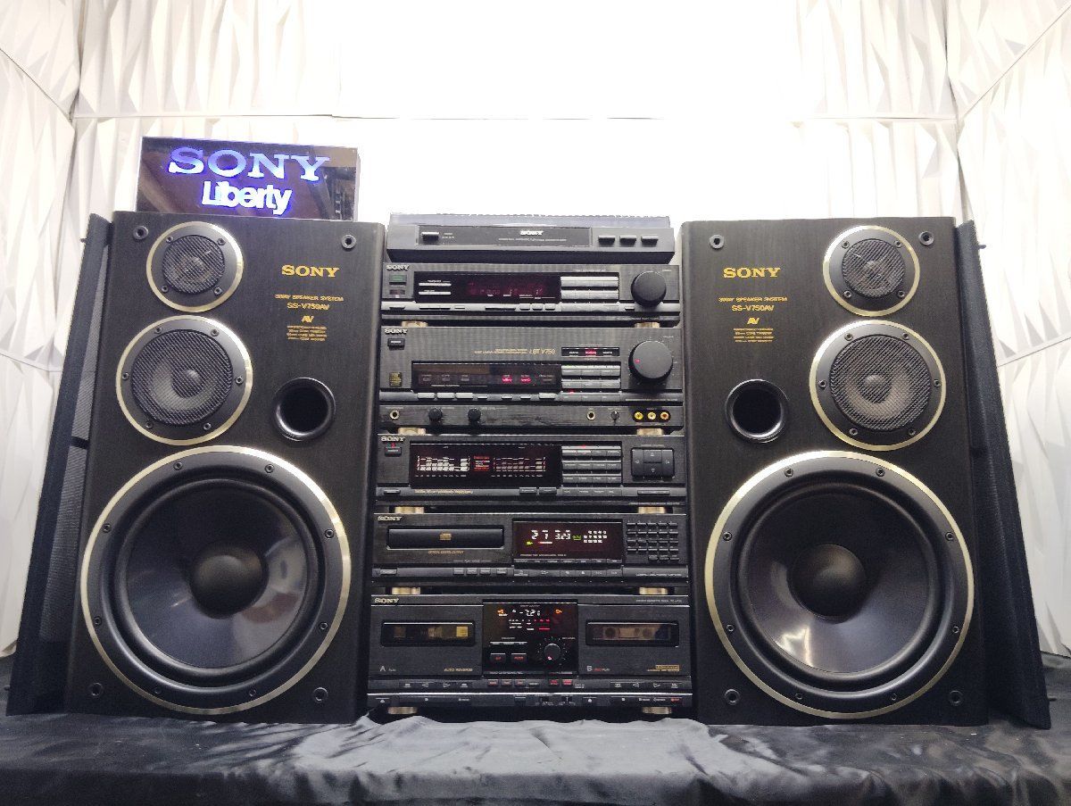 ラジオ・コンポ Sony V750 ラジオ・コンポ Sony V750 ステレオコンポ sony LBT-V750