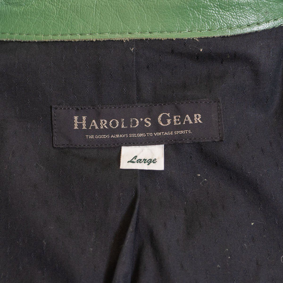 未使用品】HAROLDS GEAR【ホースレザー シングル ライダース 