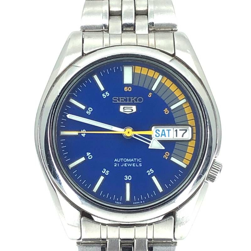 SEIKO セイコー／セイコー5 7S26-01V0／自動巻き／ステンレス