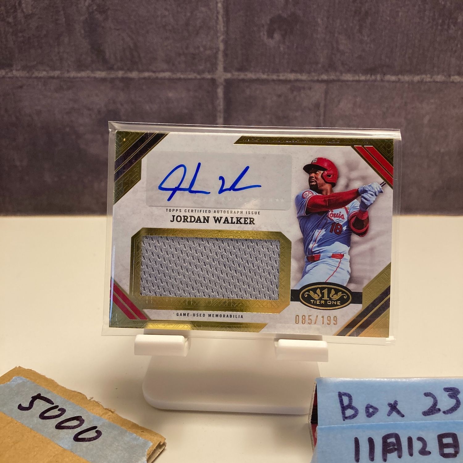 2025 Topps Tier One Jordan Walker 085/199 直筆サインカード ST 2025 Topps Tier One Jordan Walker 085/199 直筆サインカード ST