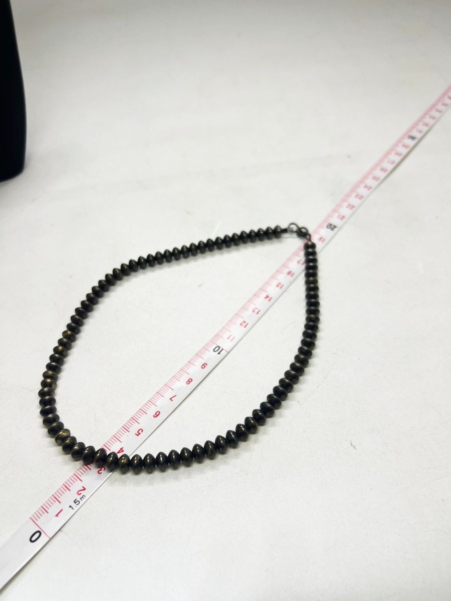 MALAIKA ナバホパール ネックレス そろばん型 M506 - メルカリ