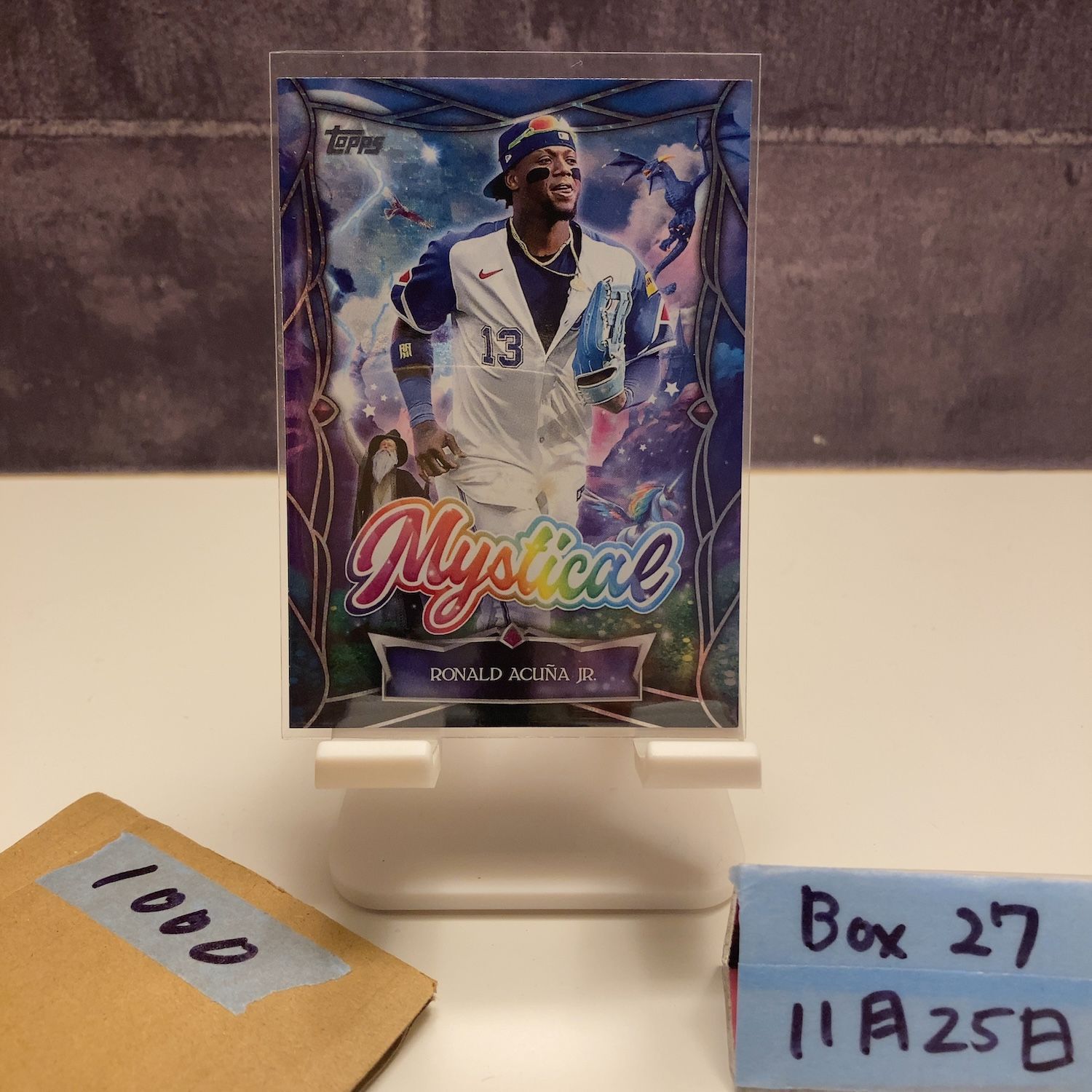 2025 Topps Ronald Acuna Jr. Atlanta Braves Mystical カード - メルカリ