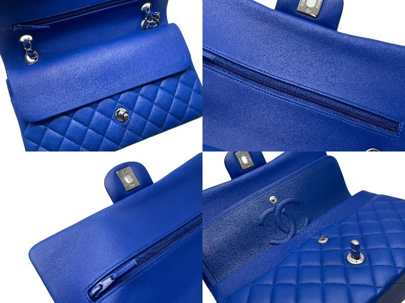 極美品 CHANEL シャネル マトラッセ25 Wフラップ Wチェーンショルダー