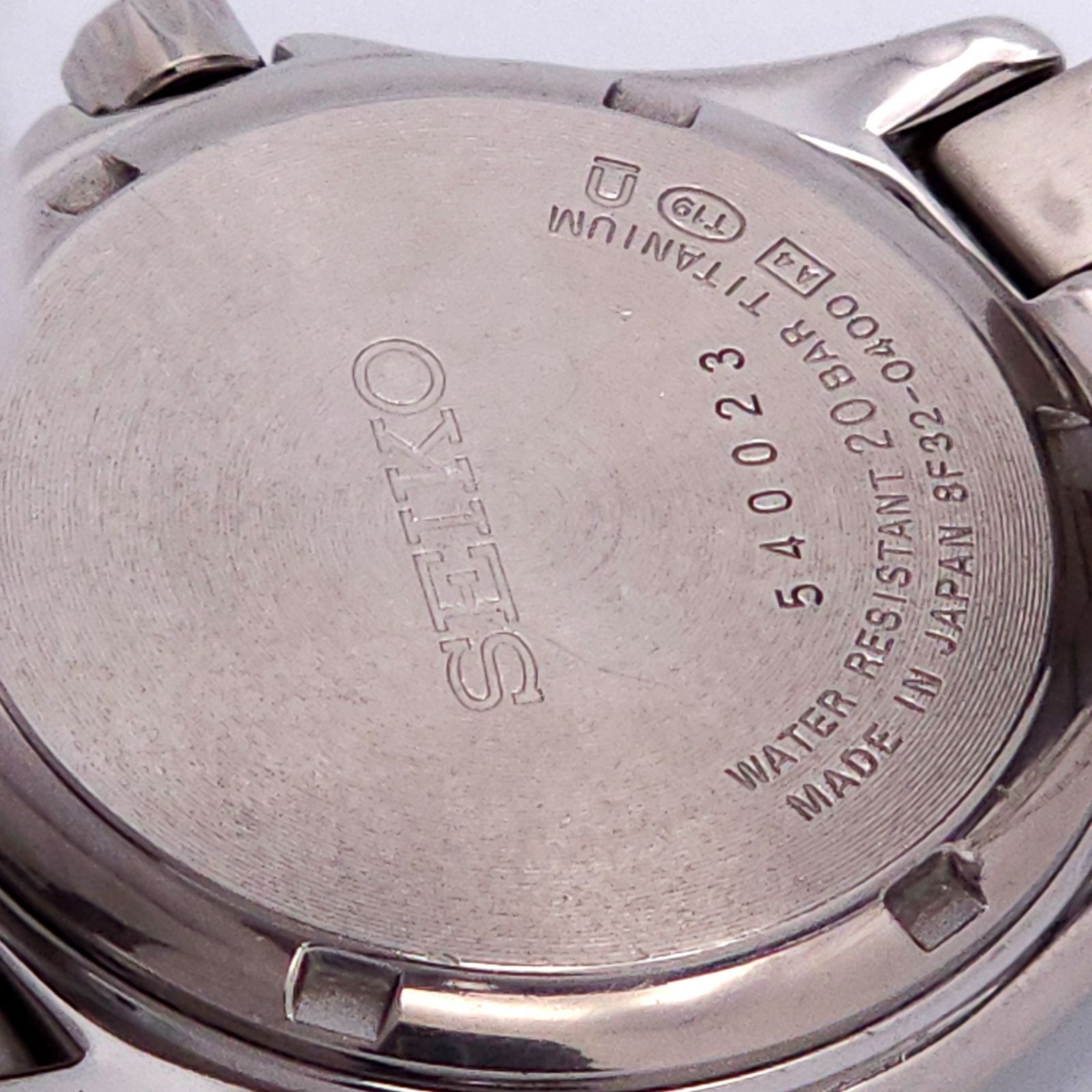 ☆良品 SEIKO セイコー パーペチュアルカレンダー 8F32-0400 QZ 動作品 