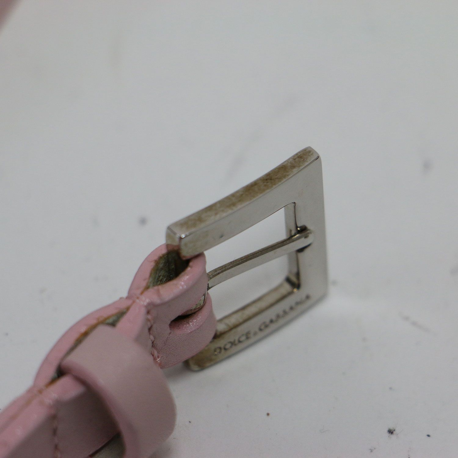 DOLCE&GABBANA ドルチェ&ガッバーナ ベルト ピンク サイズ:42/90