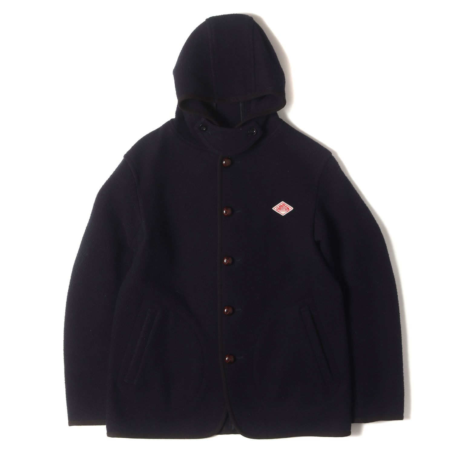 DANTON ダントン ジャケット ネイビー 紺 サイズ:38 | ウールモッサ