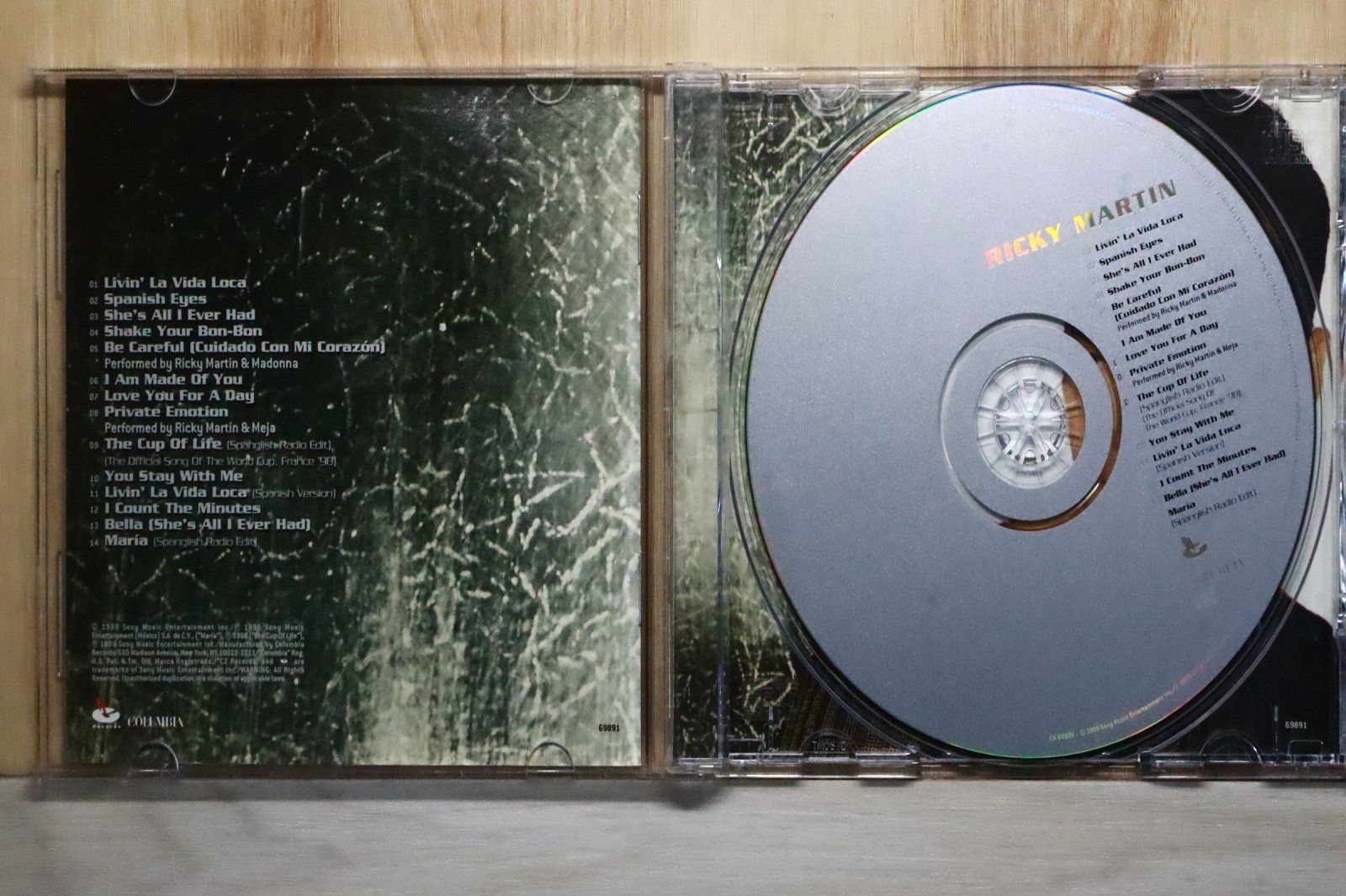 中古CD☆リッキー・マーティン/Ricky Martin□ Ricky Martin 【CK69891 
