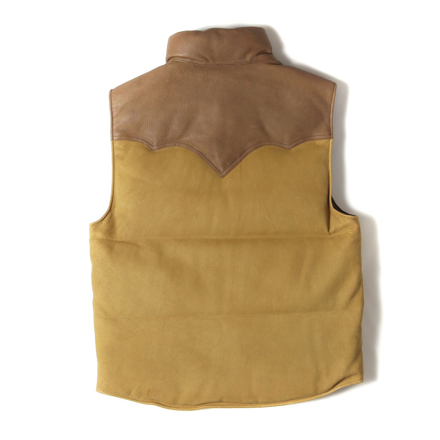 RRL ダブルアールエル ベスト ブラウン キャメル サイズ:S