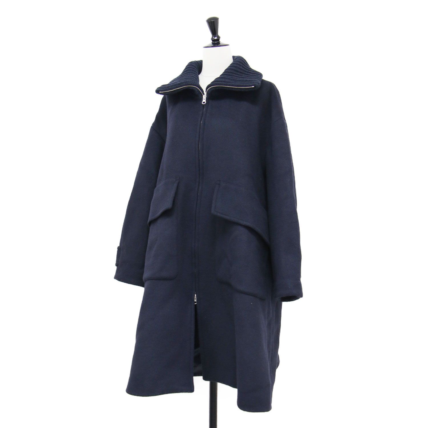 IENA イエナ　ジーロンラムPコート　ネイビー38 IENA イエナ ジーロンラムPコート ネイビー38 ジーロンラムPコート