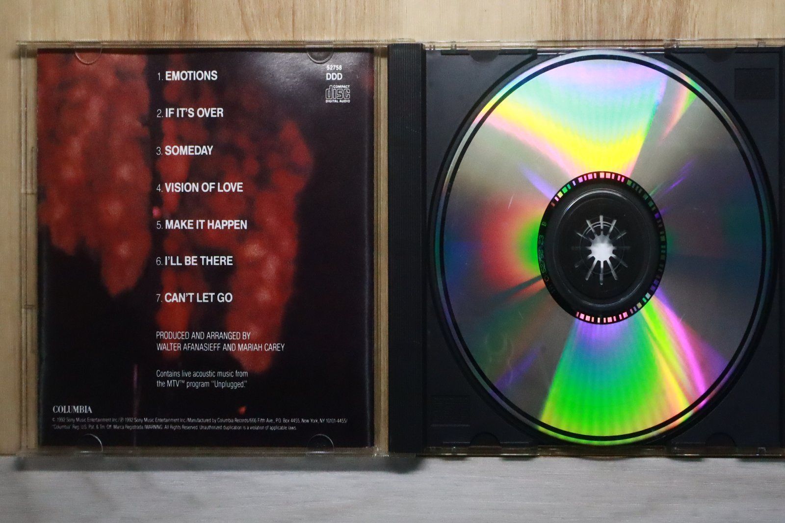 中古CD☆マライア・キャリー/Mariah Carey□ Mtv Unplugged 【CK52758