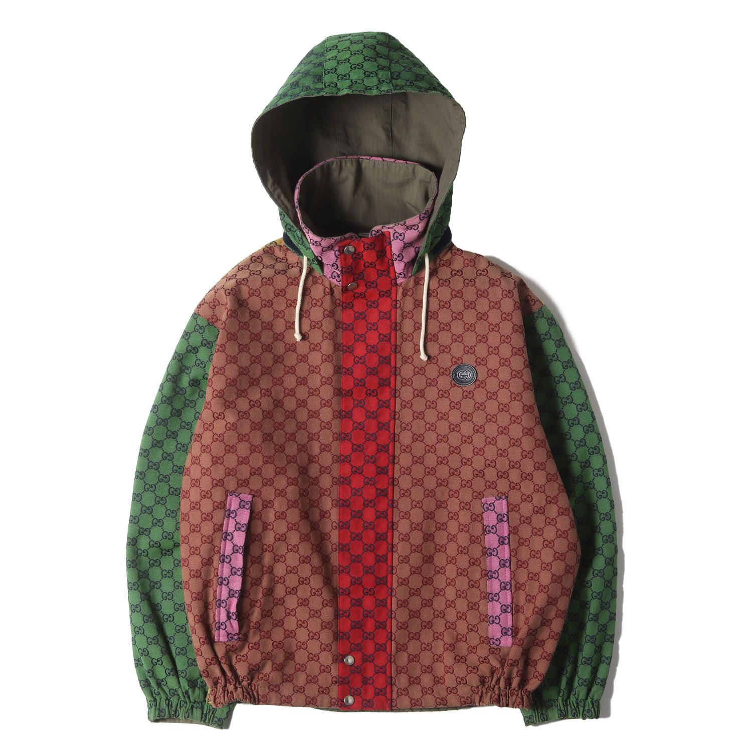 GUCCI グッチ ブルゾン マルチ オリーブグリーン サイズ:44 | 21SS