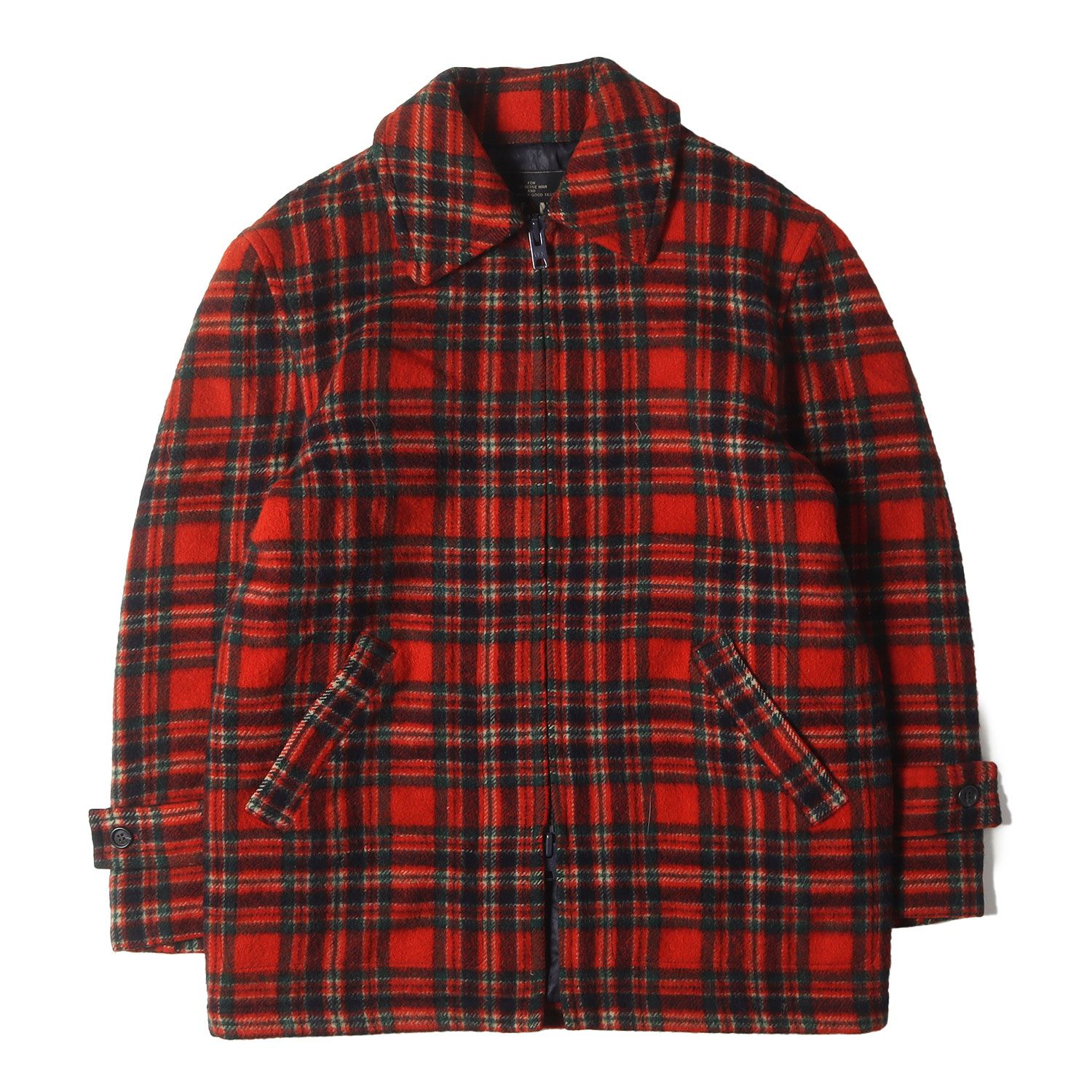 VAN ヴァン ジャケット レッド グリーン サイズ:L | 希少 当時物 | 80s