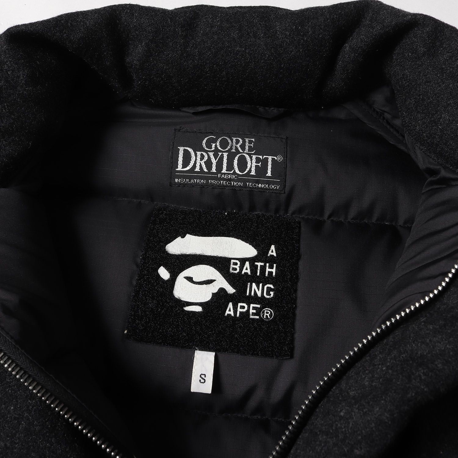 A BATHING APE ア ベイシング エイプ ジャケット ブラック 黒 サイズ:S 