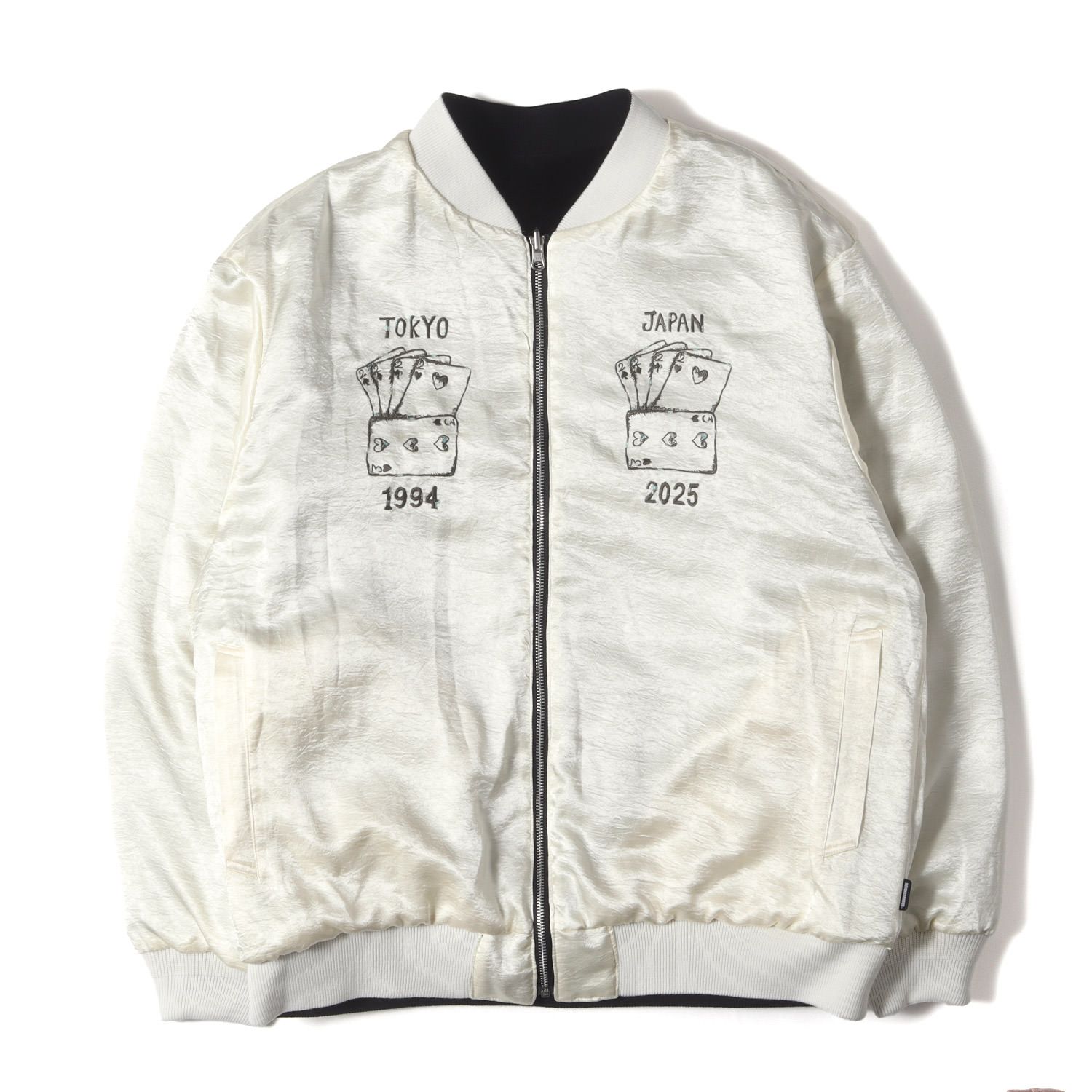 新品】NEIGHBORHOOD ネイバーフッド スカジャン ブラック ホワイト