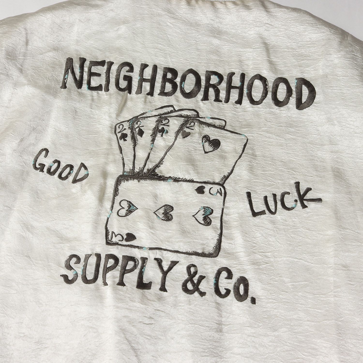 新品】NEIGHBORHOOD ネイバーフッド スカジャン ブラック ホワイト 