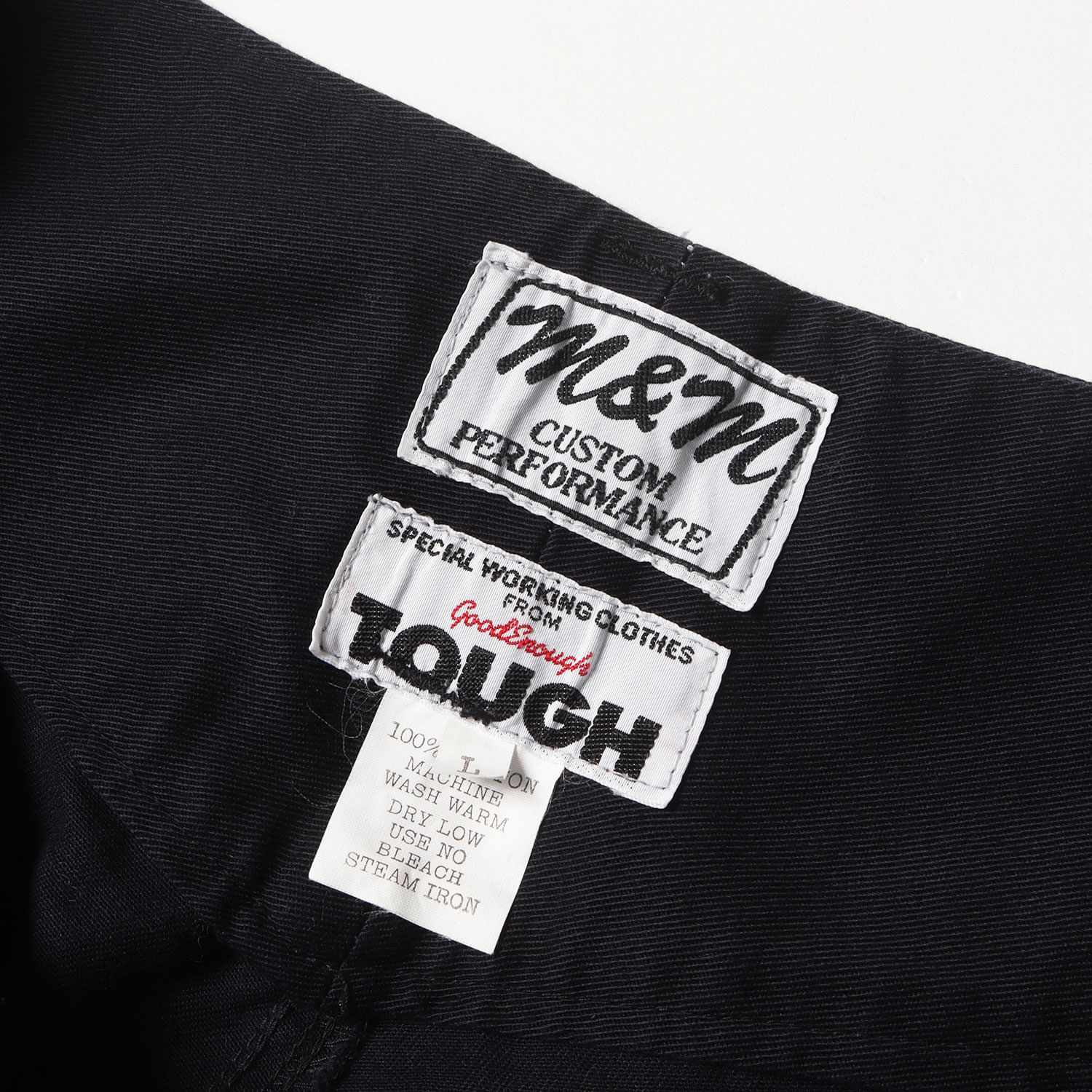 GOOD ENOUGH グッドイナフ パンツ ブラック 黒 サイズ:L | 90s M&M