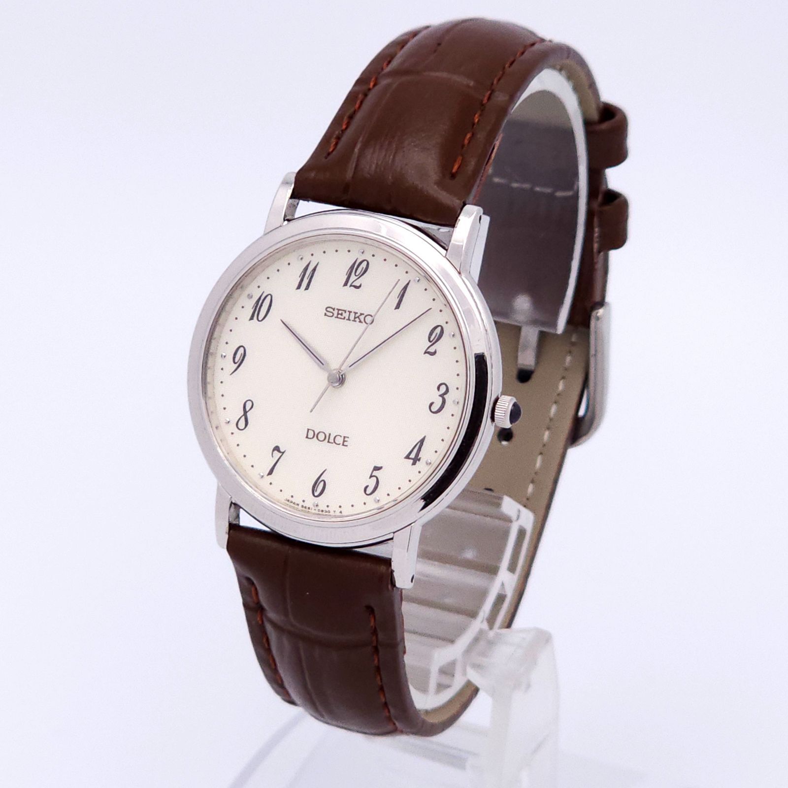 SEIKO セイコードルチェ 5E61-0A80 QZ 動作品 アラビア - メルカリ