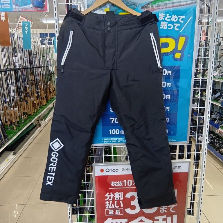 Daiwa GORE-TEX フィッシングジャケット ブラック　クリーニング済 DAIWA ダイワ ブラック 釣り用品 釣り服飾 レインウェア SIZE WM dw