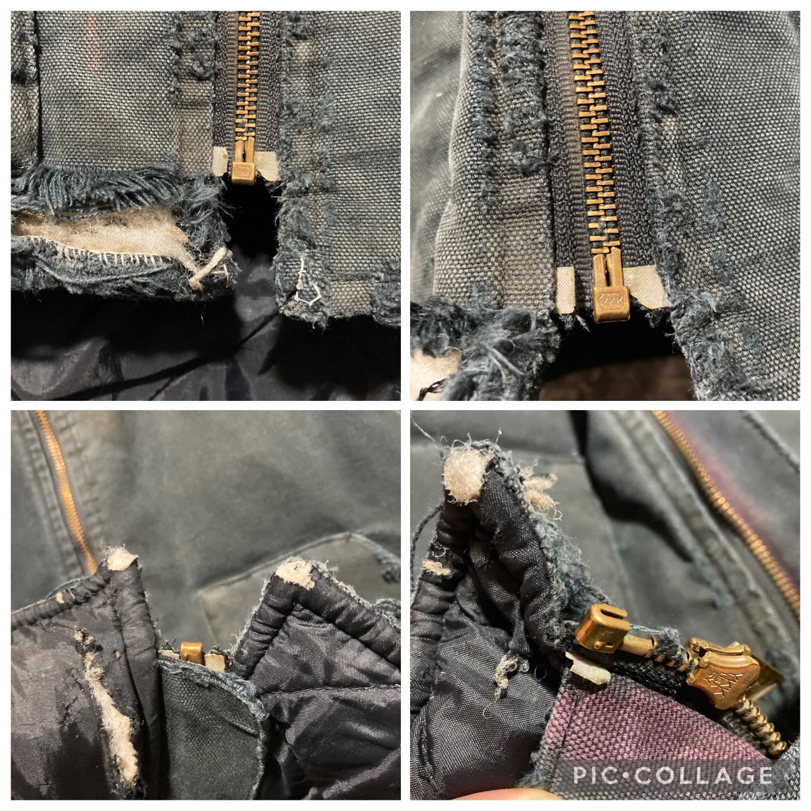 CARHARTT ダックベスト L メキシコ製 ブラック カーハート DUCK VEST