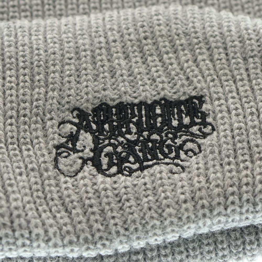 APHRODITEGANG BUDSPOOL ビーニー帽子 ブラック BUDSPOOL (バッズプール) APHRODITEGANG CLASSIC LOGO EMBROIDERY