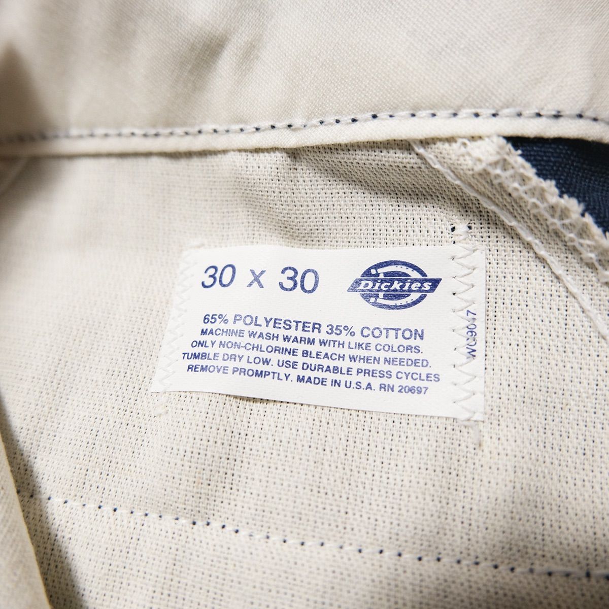 デッドストック 90's USA製 ディッキーズ Dickies 874 ワークパンツ 紺