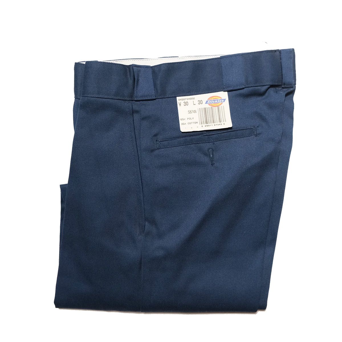 デッドストック 90's USA製 ディッキーズ Dickies 874 ワークパンツ 紺