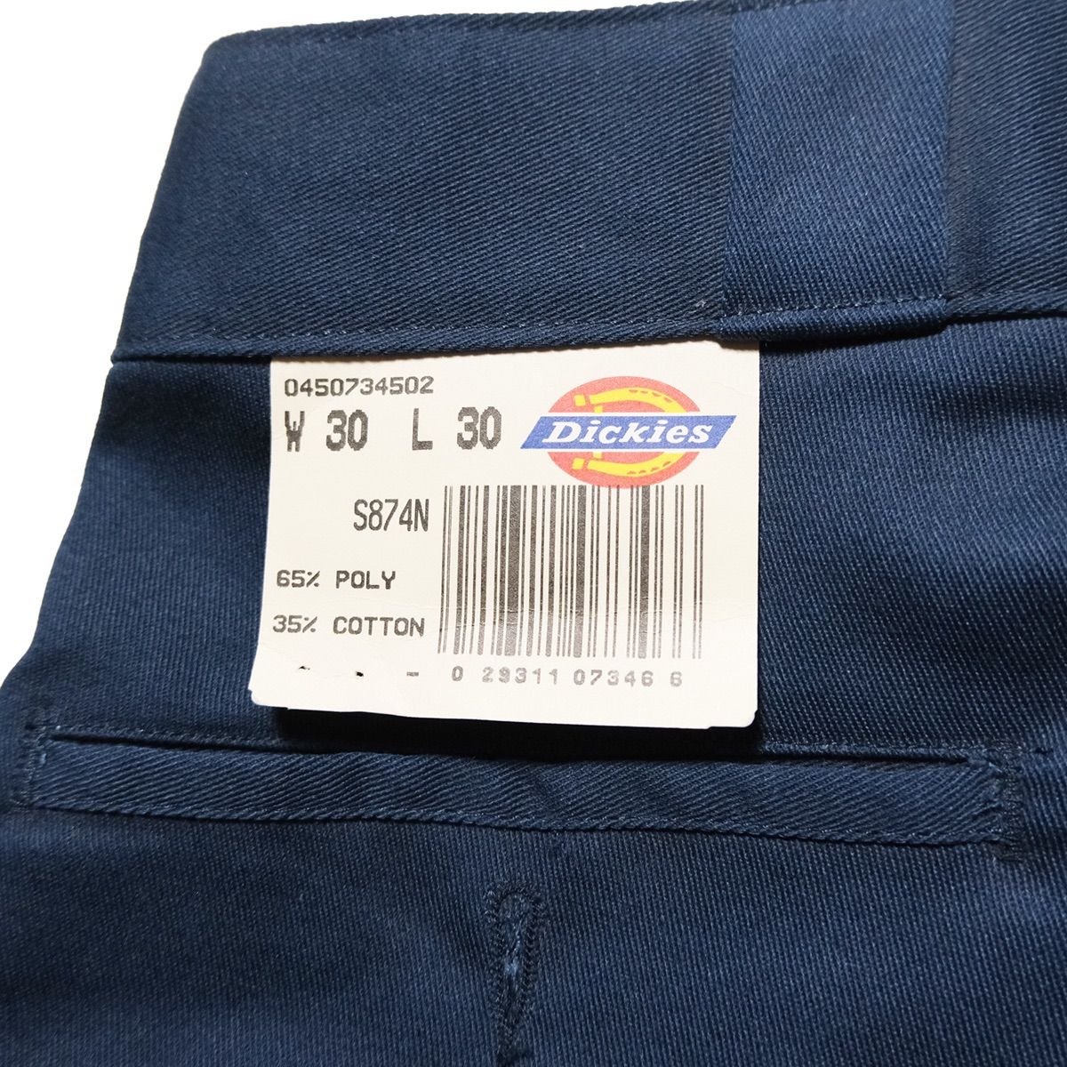 デッドストック 90's USA製 ディッキーズ Dickies 874 ワークパンツ 紺
