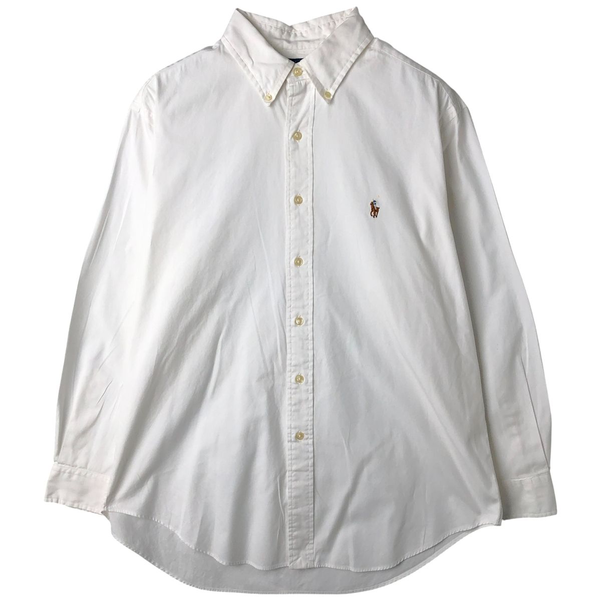 古着 ラルフローレン Ralph Lauren CLASSIC FIT クラシックフィット 長袖 ボタンダウンシャツ メンズL相当/eaa609631