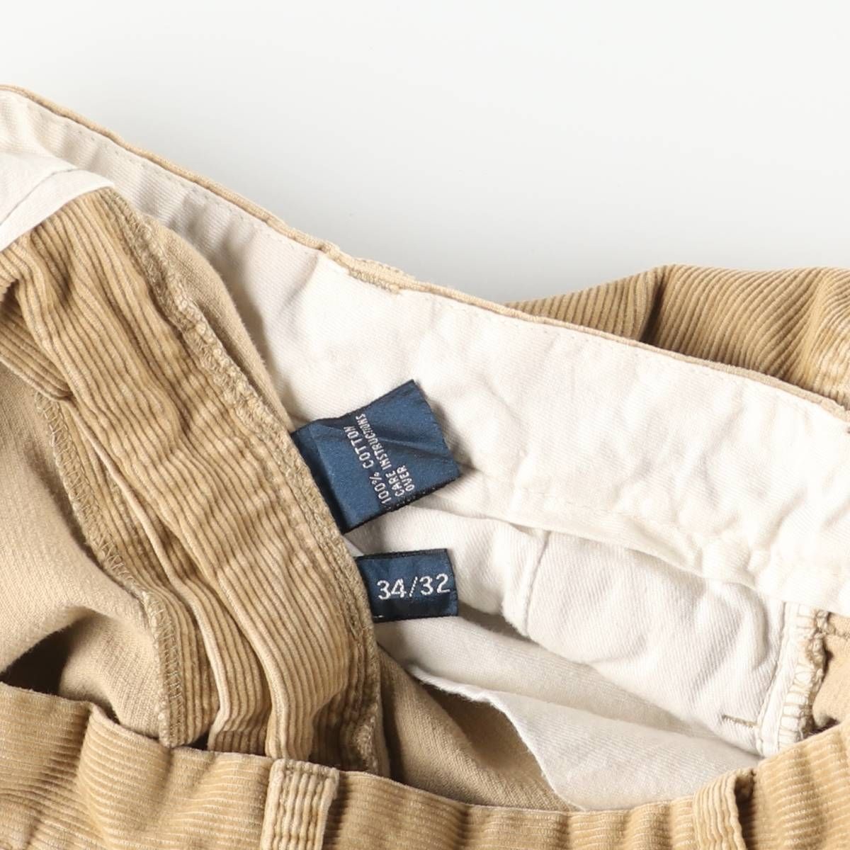 Ralph Lauren コーデュロイパンツ　アイボリー　W33 Ralph Lauren コ デュロイパンツ アイボリ W33 ラルフローレンPolo