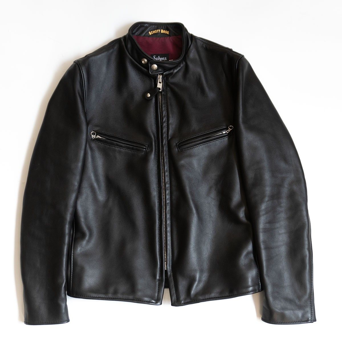 美品】SCHOTT【641XX/シングルライダースジャケット】36 ブラック