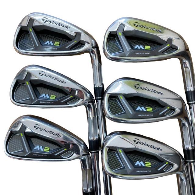 中古】 テーラーメイド M2(2017) 6S アイアンセット IR RE-AX 90 STEEL