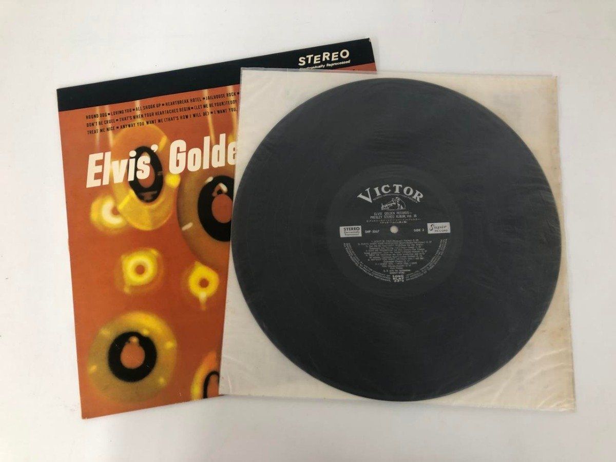 Y]LPレコード ELVIS PRESLY / ELVIS' GOLDEN RECORD プレスリーの