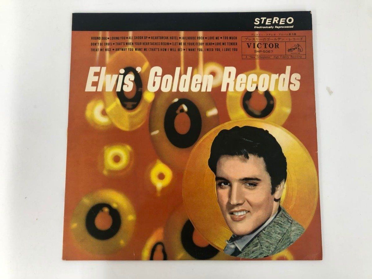 Y]LPレコード ELVIS PRESLY / ELVIS' GOLDEN RECORD プレスリーの