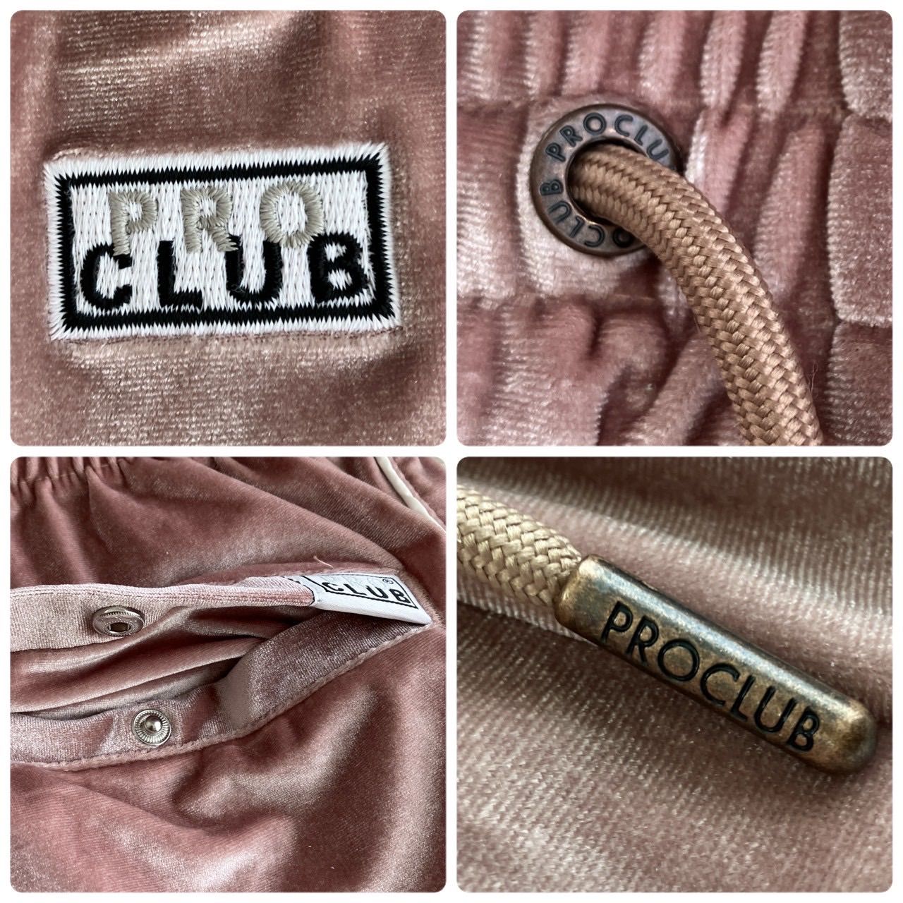 完売品！PLO CLUB プロクラブ ベロア セットアップ トラックジャケット 