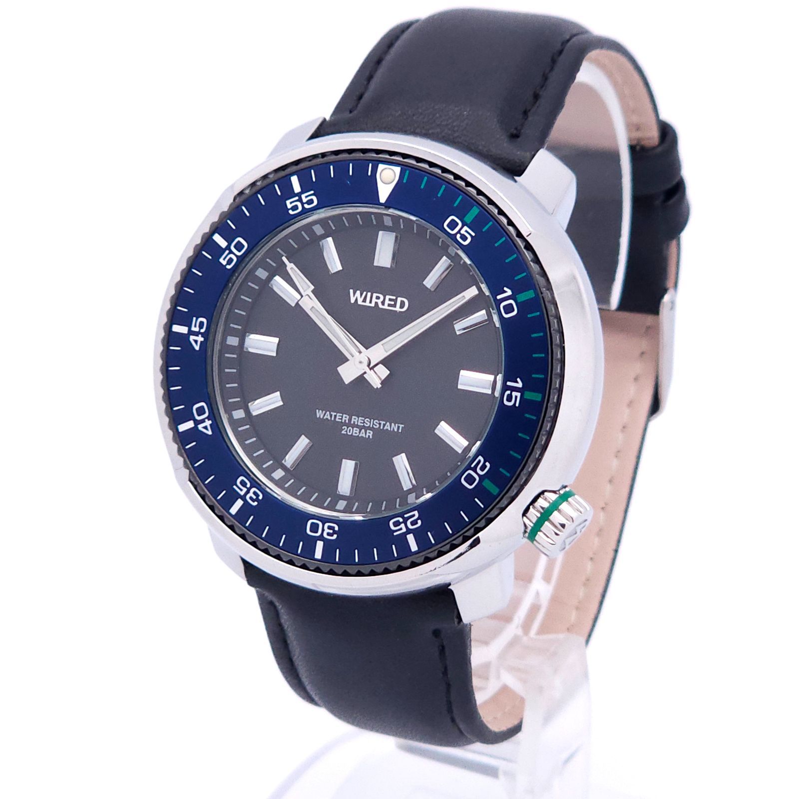 SEIKO セイコー ワイアード VH31-KBC0 ダイバー QZ 動作品 スイープ 