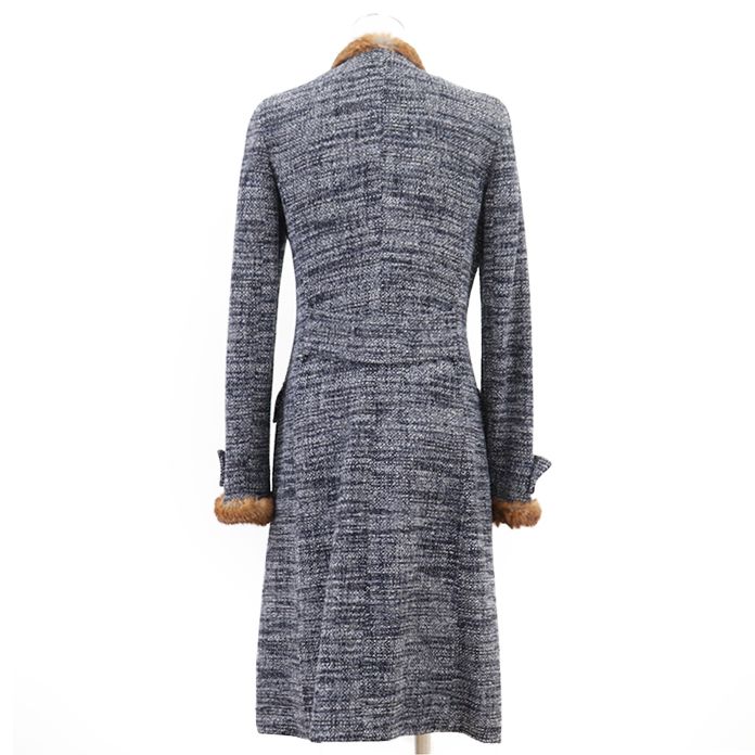 DOLCE&GABBANA ドルチェアンドガッバーナ ロングコート ツイード