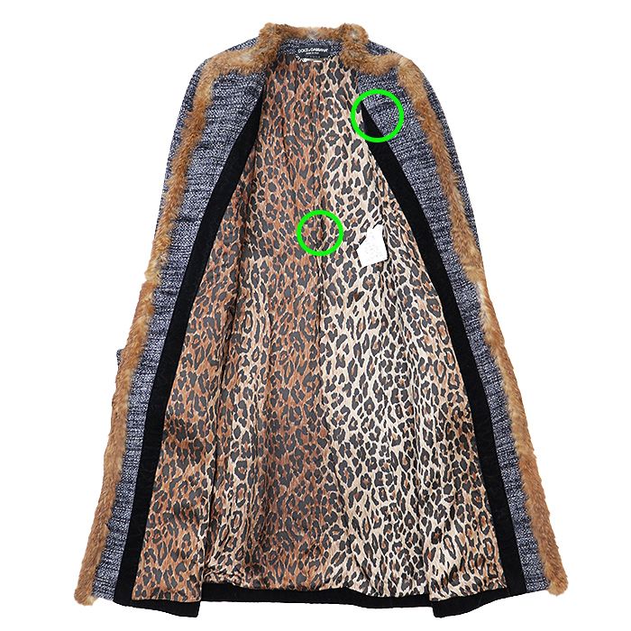 DOLCE&GABBANA ドルチェアンドガッバーナ ロングコート ツイード