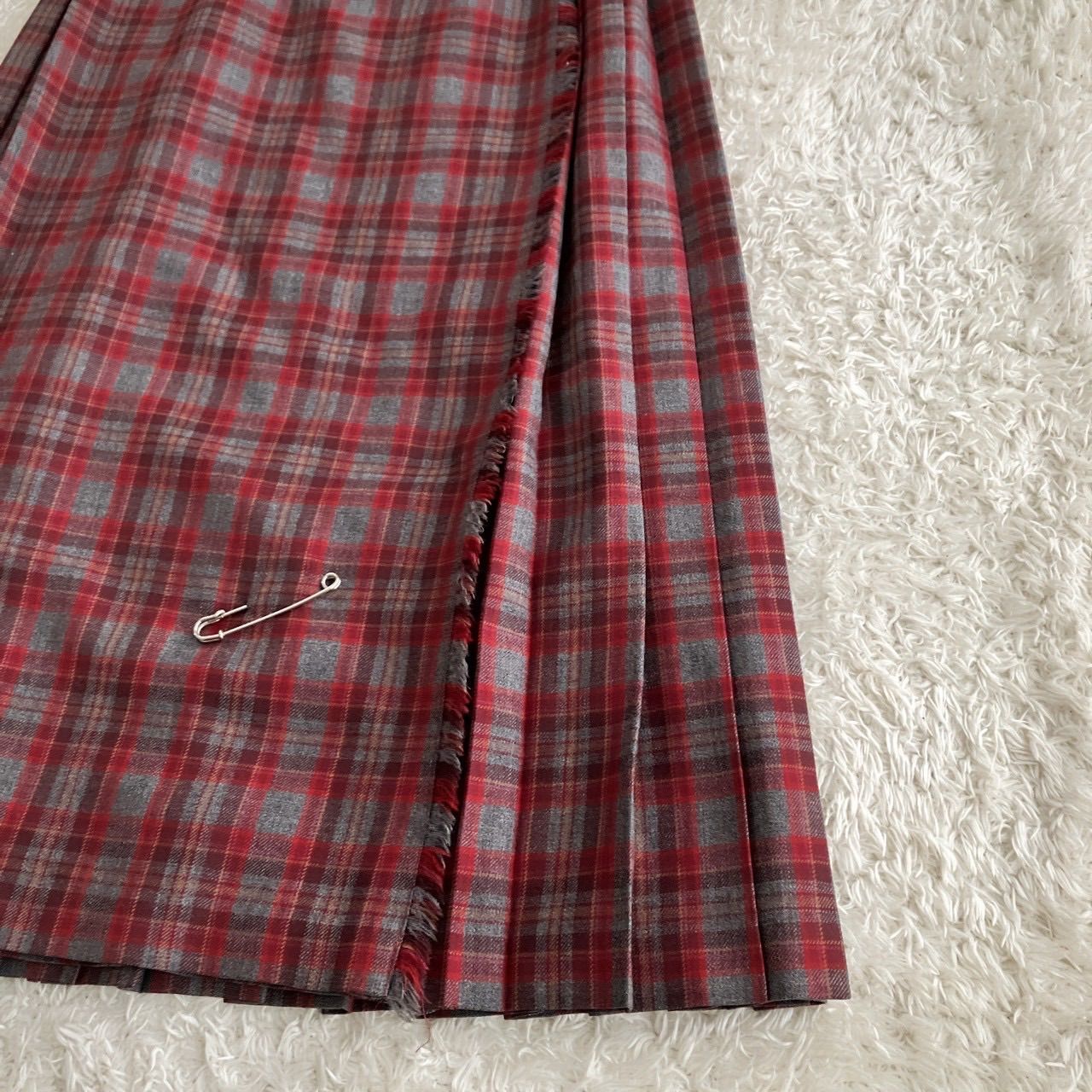 未使用級！LAURA ASHLEY ローラアシュレイ 英国製 タータンチェック