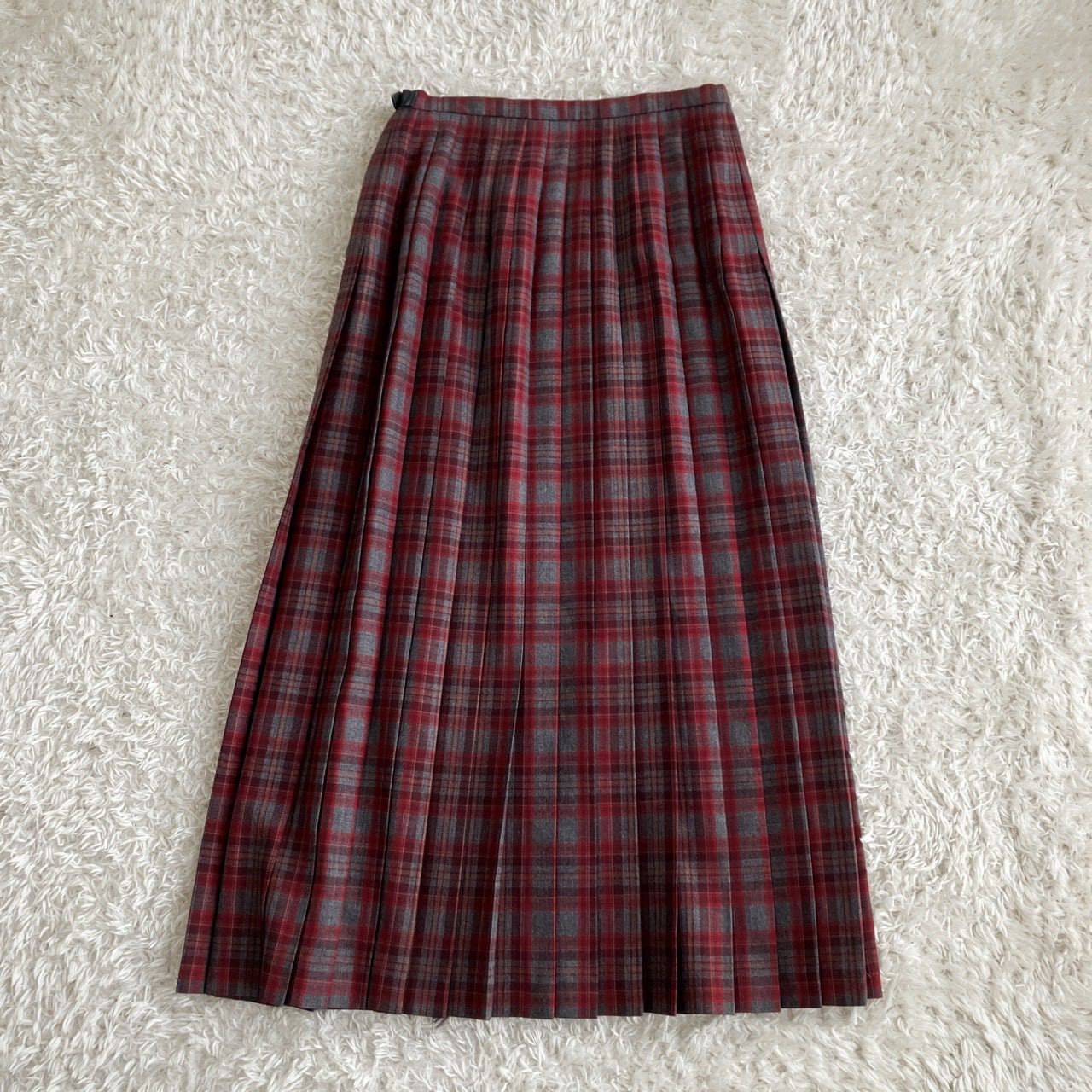 LAURA ASHLEY 英国製 タータンチェック プリーツウールキルトスカート 未使用級！LAURA ASHLEY ローラアシュレイ 英国製 タータンチェック