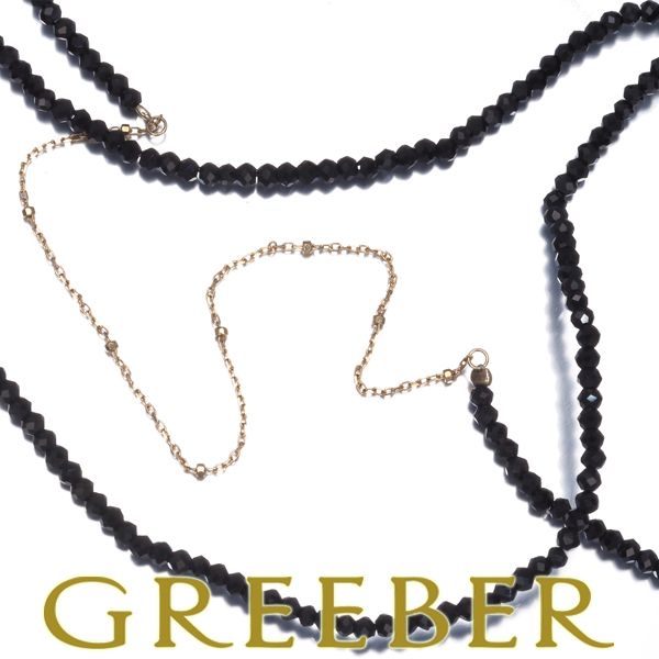 アガット ネックレス オニキス ロング K10YG #183847 - メルカリ