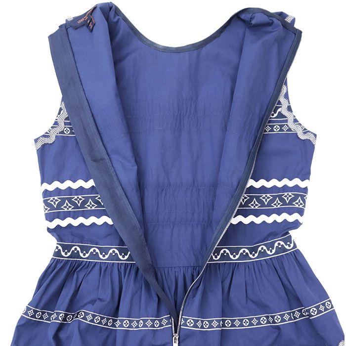 美品】LOUIS VUITTON ルイ・ヴィトン ワンピース ティアード 2024AW LV  