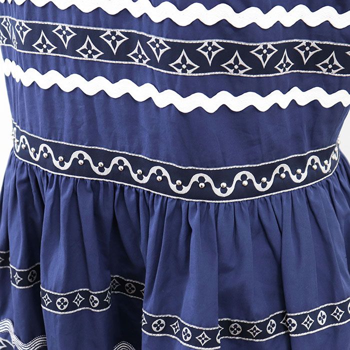 美品】LOUIS VUITTON ルイ・ヴィトン ワンピース ティアード 2024AW LV  