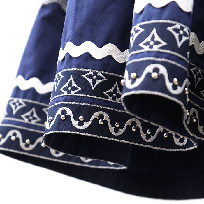 美品】LOUIS VUITTON ルイ・ヴィトン ワンピース ティアード 2024AW LV  