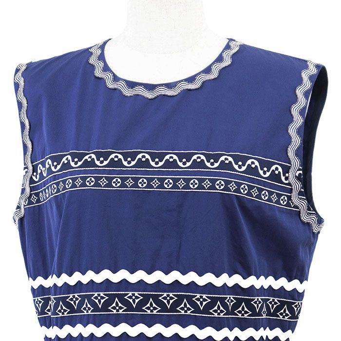 美品】LOUIS VUITTON ルイ・ヴィトン ワンピース ティアード 2024AW LV  